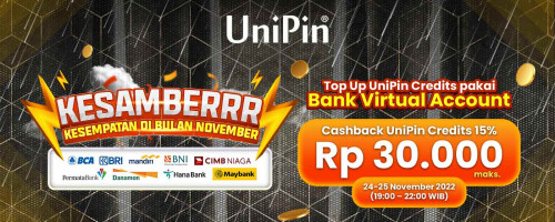 KESAMBERRR Bareng UniPin x Bank Virtual Account!